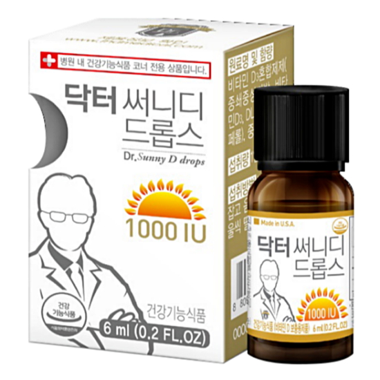 에프앤디넷 닥터 써니디 드롭스 1000IU 6ml (1개)_이미지