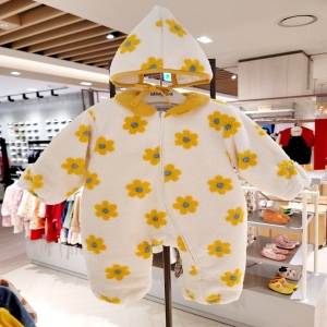 압소바 CH 카밀라FUR 우주복 모자 AY7-22208 출산 백일 베이비 방한우주 조카선물