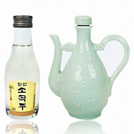 한산소곡주 한산 소곡주 미니어쳐 100ml (유리병, 도자기) 2입 세트이미지입니다. 누르면 해당 게시물로 새창이동합니다.