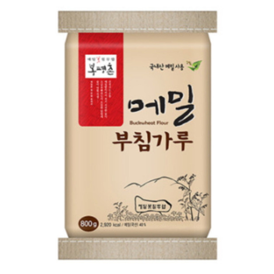 봉평촌 메밀 부침가루 40% 800g (1개)_이미지