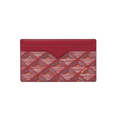 피라미드패턴 2단 카드지갑 레드 OKF1ACP5102R1 000