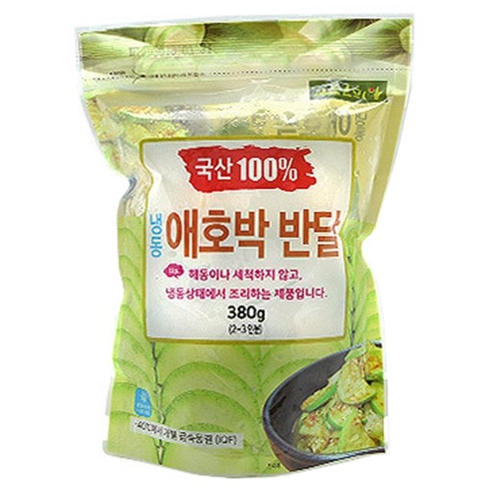 그린피아 냉동 애호박 반달 380g (1개)
