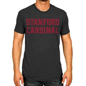  링스 Campus Colors NCAA 성인용 면 혼방 차콜 태그 없는 티셔츠 펀 및 제작 차콜 M 286910