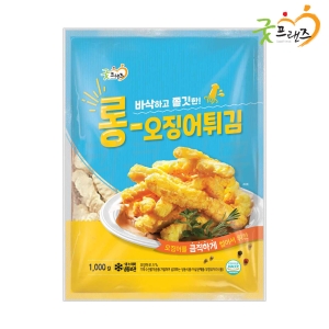 굿프랜즈 롱오징어튀김 1kg [1개]