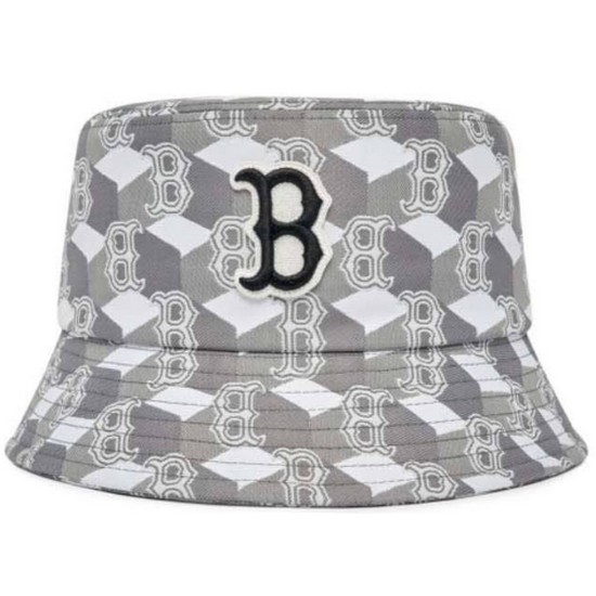 MLB 큐브 모노그램 버킷햇 3AHTM033N (43GRS, 그레이)_이미지