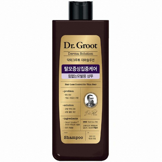 닥터그루트 더마솔루션 샴푸 힘없는모발용 870ml (1개)_이미지