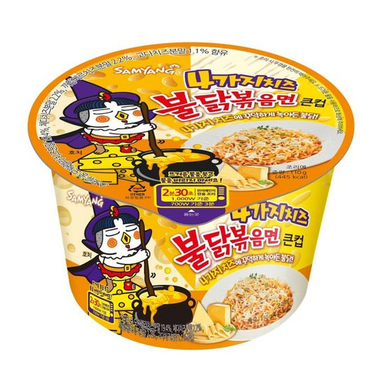삼양식품 4가지 치즈 불닭볶음면 110g (32개)