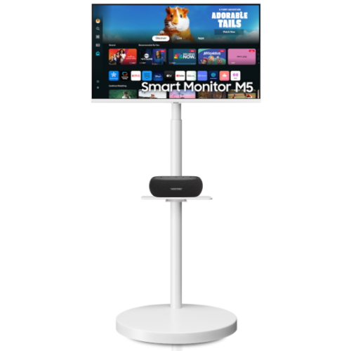 삼성전자 무빙스타일 M5 S27DM503 이동형 패키지 (삼성 무빙(선반)+하만카돈 스피커)_이미지