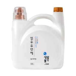 크리오 생활물가 섬유유연제 웜코튼향 5.5L (1개)