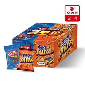 초코칩 45g x 6p + 미쯔 미니 42g x 6p 미쯔6P+초코칩쿠키미니6P 1세트