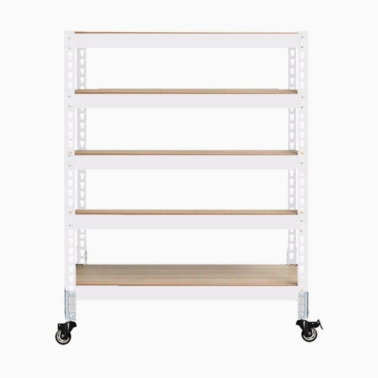 영진산업 스피드랙 우레탄바퀴 5단 이동식 선반 1200x800 (120cm(높이))