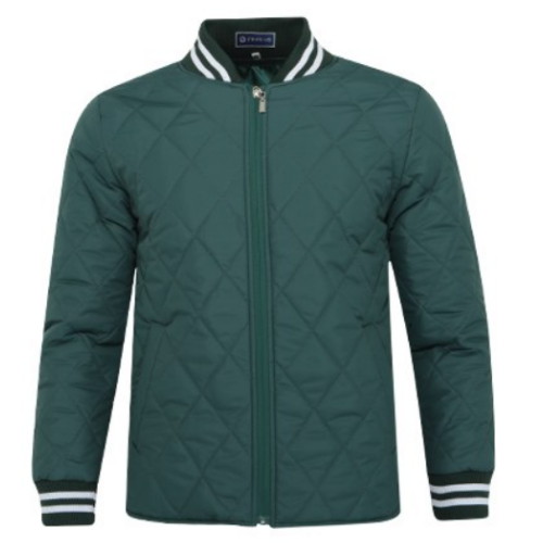  페라어스 블루종 배색카라 골프 패딩점퍼 COF3NFU7012