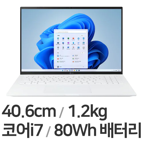 LG전자 2022 그램16(12세대) 16Z90Q-GA7WK (SSD 256GB)_이미지