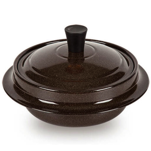 제너 황토도자기코팅 무쇠솥 (20cm)_이미지