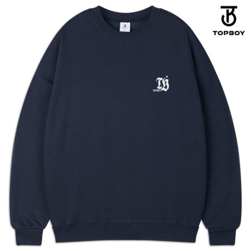 탑보이 티비스타 오버핏 프린팅 스웨트 셔츠 PTM2124_이미지