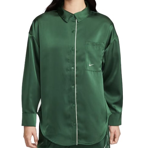 나이키 오버사이즈 새틴 긴팔 탑 IM0576-323 (병행)_이미지