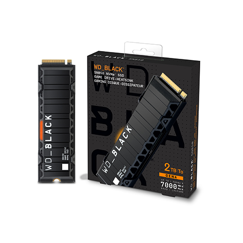 Western Digital WD BLACK SN850 히트싱크 M.2 NVMe 해외구매 (2TB)_이미지