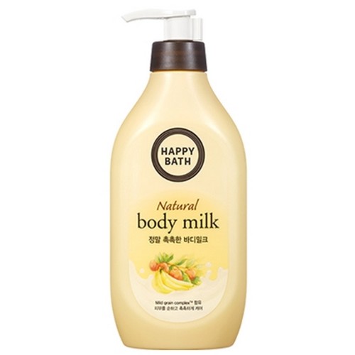 해피바스 정말 촉촉한 바디밀크 구형 450ml (1개)_이미지