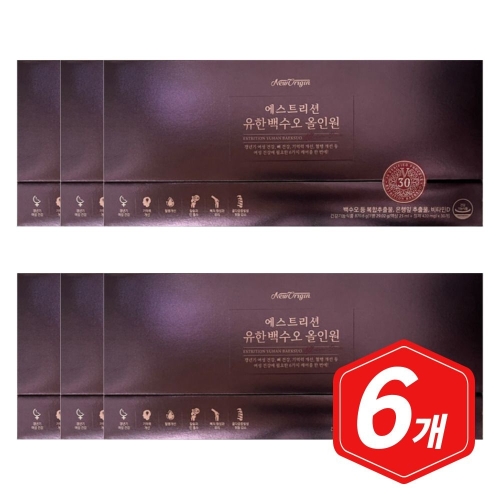 유한양행 뉴오리진 에스트리션 유한백수오 올인원 30병 (6개)_이미지