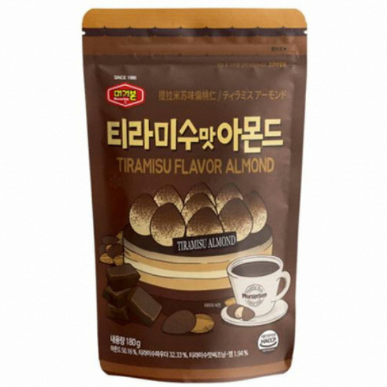 머거본 티라미수맛 아몬드 180g (1개)_이미지