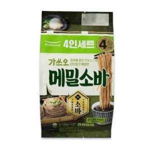 풀무원 가쓰오 메밀소바 4인 1153.6g (1개)_이미지