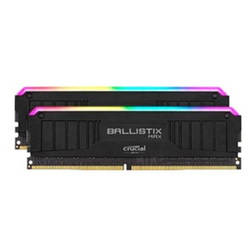 마이크론 Crucial Ballistix MAX DDR4-4400 CL19 RGB Black 패키지 해외구매 (32GB(16Gx2))