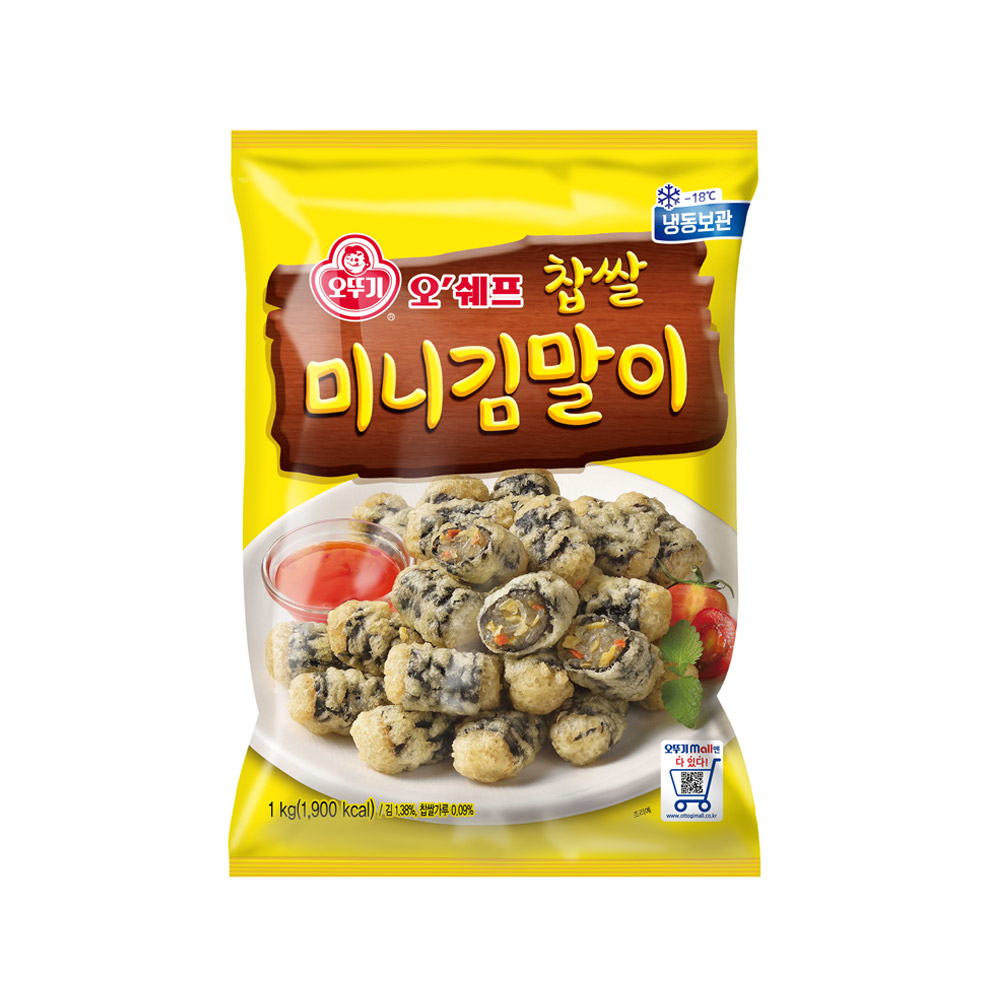 오뚜기 오쉐프 찹쌀미니김말이 1kg (1개)
