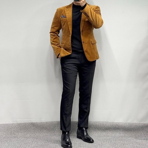SG세계물산 바쏘옴므 남성 코듀로이 스판 기본핏 콤비자켓 WSY4-JF73-ABR