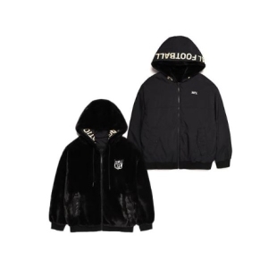 F214UJK954 리버시블 비건 퍼 자켓 BLACK F214UJK301099