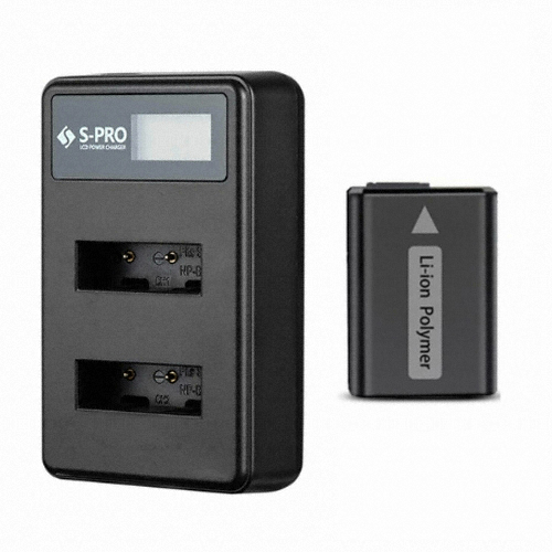 S-PRO SONY NP-FW50 호환 듀얼 충전키트 (호환배터리 1개)_이미지