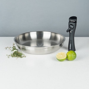 쉐프윈 316STS 프리미엄 통5중 드림핸즈 프라이팬 (28cm+분리형손잡이)_이미지