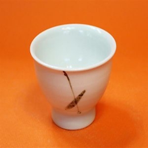  손물레 고백자 대잎 5인 다기잔