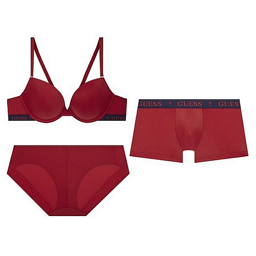 게스 게스언더웨어 솔리드 아웃밴드 커플속옷세트 GLK0R1R67RD_GLK0P1P67RD_GUK0J1J67RD