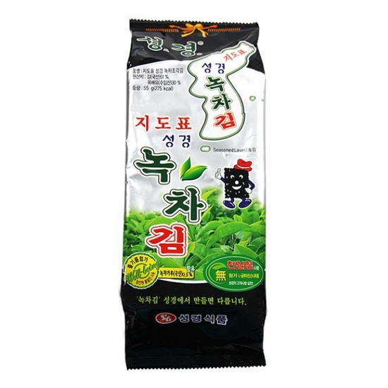 성경식품 지도표성경김 녹차김 50g (8개)_이미지