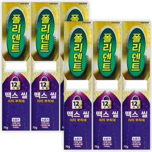 폴리덴트 의치부착재 맥스씰 70g (6개)_이미지