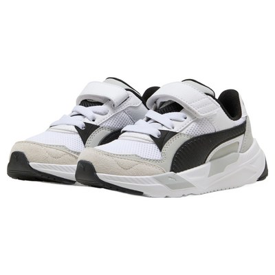 푸마 아동용 트리니티 2 AC + PS 운동화 4014910 White + Black + Cool Light Gray 170_이미지