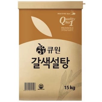 큐원 갈색<b>설탕</b> 15kg
