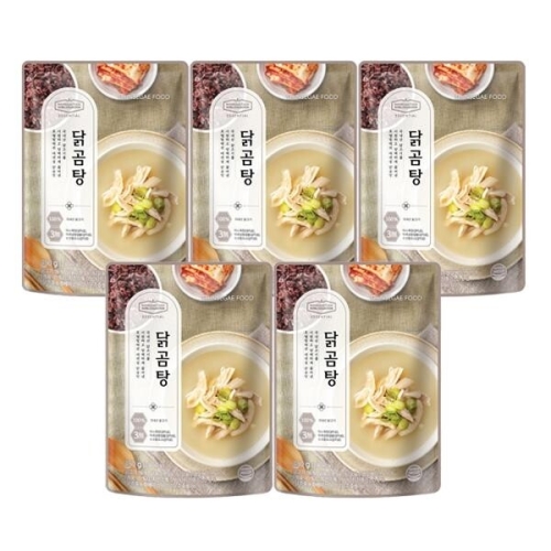 신세계푸드 호텔컬렉션 에센셜 닭곰탕 450g (5개)_이미지