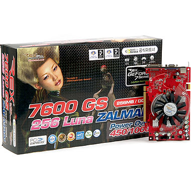 지포스 7600GS 루나 파워오버 256MB 잘만
