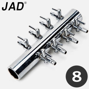 JAD JAD  브로와용 8분지 /수족관용품 브로와 에어 산소 공기 기포 호스 조절 분배 분지_이미지