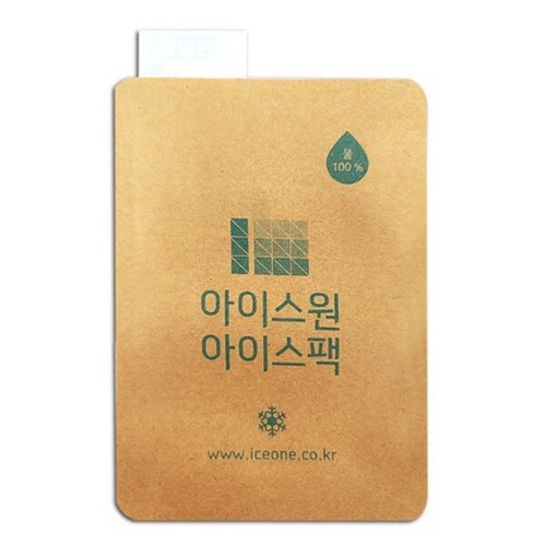 아이스원 엄지 종이 수지 없는 아이스팩 반제품 16x24cm