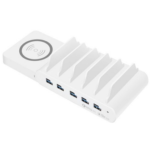 라이트컴 COMS PD 110W 5포트+무선충전기 LS120_이미지