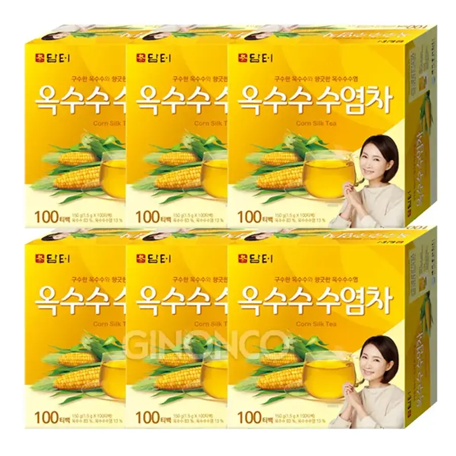 담터 옥수수수염차 티백 100티백 (6개)_이미지