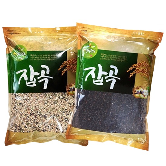 현대농산 맛있는 잡곡 발아현미 19곡 900g x 2개+찰흑미 900g (1개)