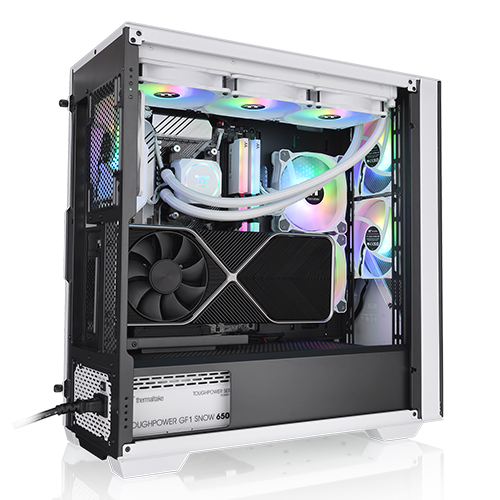 써멀테이크 DIVIDER 370 ARGB TG (스노우)_이미지