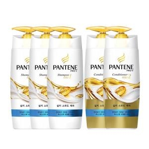 한국P&G 팬틴 샴푸/린스 500ml 3개