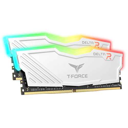 TeamGroup T-Force DDR4-3600 CL18 Delta RGB 화이트 패키지 서린 (16GB(8Gx2))_이미지