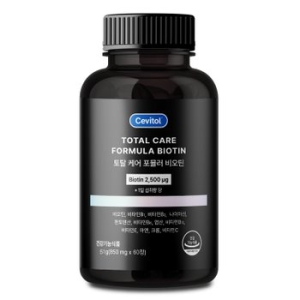 세비톨 토탈 케어 포뮬러 비오틴 850mg 60정 (1개)_이미지