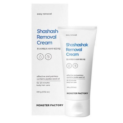 몬스터팩토리 샤샤샥 제모크림 100g (1개)