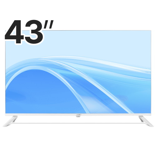 라익미 N43 오프화이트 제로베젤 THE AI 구글 TV (스탠드)_이미지